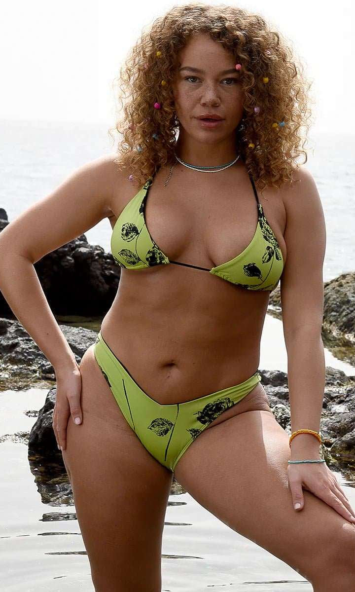 Bitching & Junkfood DUA Bikini Top Neon Rose - Spoiled Brat