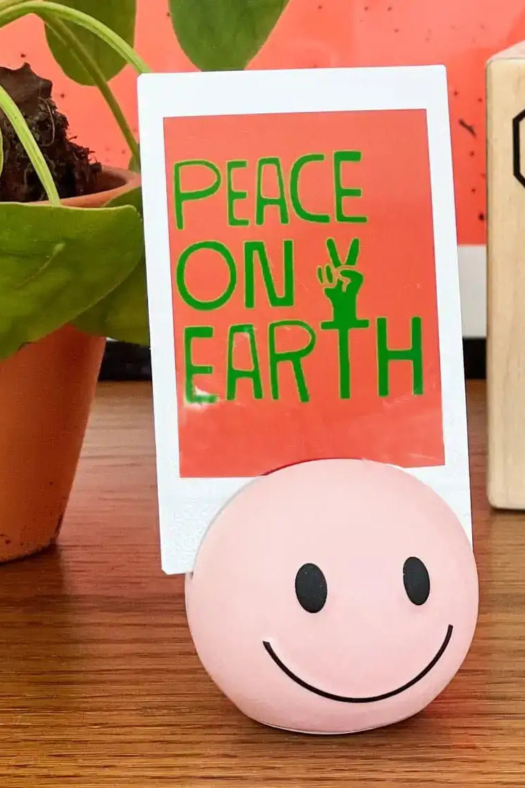 Bitten Happy Sad Mood Photo Holder Planter by Bitten as seen on celebrities