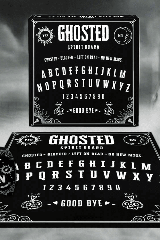 Bored Sheep Ghosted Spirit Board by Bored Sheep – Game – Black | Spoiled Brat UK