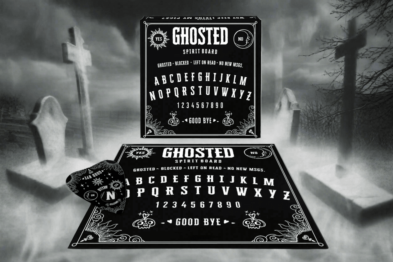 Bored Sheep Ghosted Spirit Board by Bored Sheep – Game – Black | Spoiled Brat UK