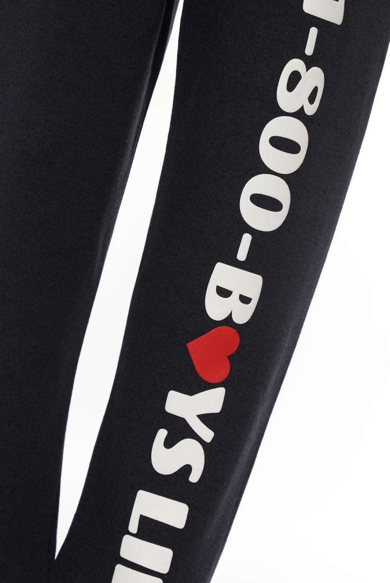 Shop Boys Lie Boys Lie 1 - 800 Heart Kimmy Jogger Pant as seen on Kristin Cavallari Jogger Bottoms for women – premium loungewear and festival fashion at Spoiled Brat