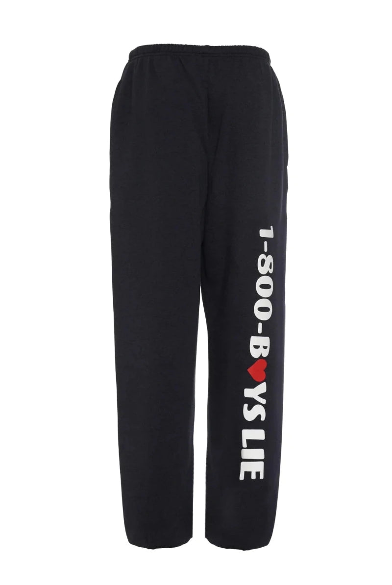 Shop Boys Lie Boys Lie 1 - 800 Heart Kimmy Jogger Pant as seen on Kristin Cavallari Jogger Bottoms for women – premium loungewear and festival fashion at Spoiled Brat