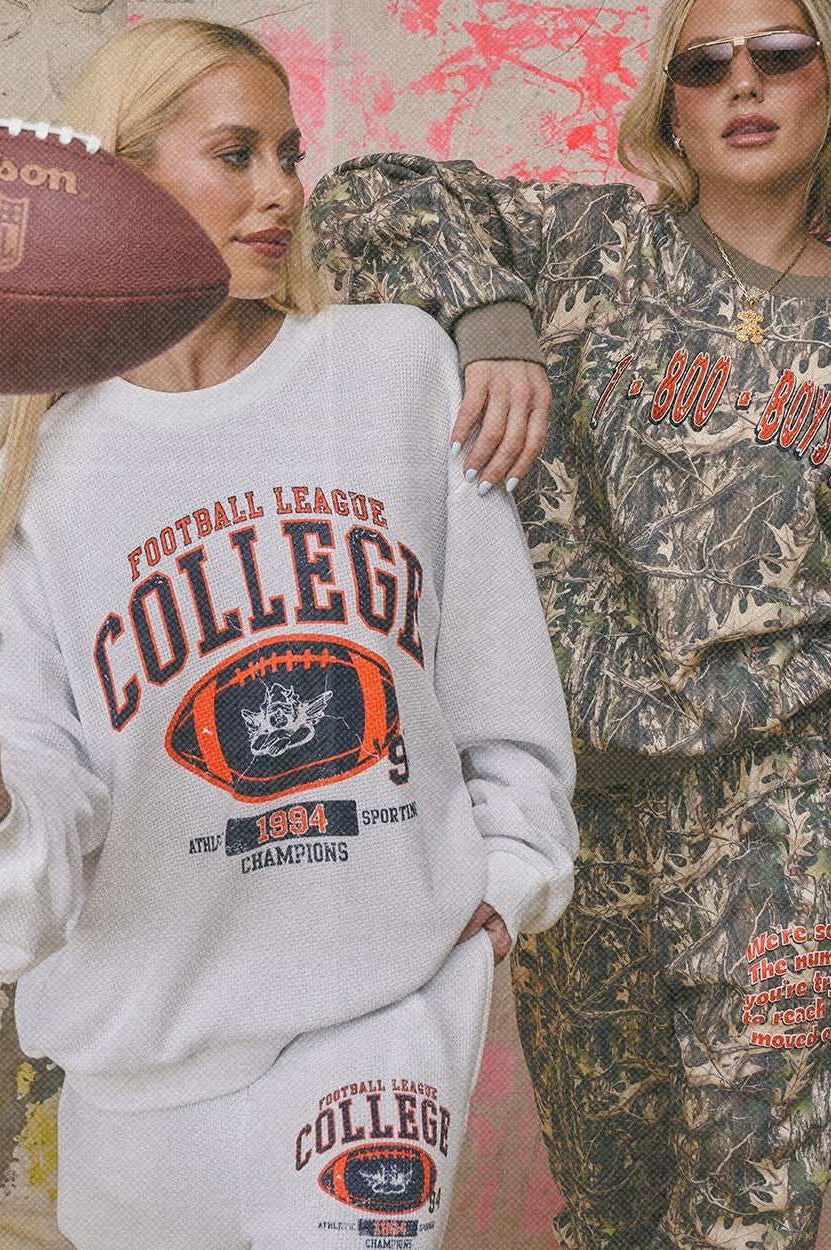 Shop Boys Lie Boys Lie 1 - 800 Manhunt Kara Crewneck Sweater Sweater for women – premium loungewear and festival fashion at Spoiled Brat