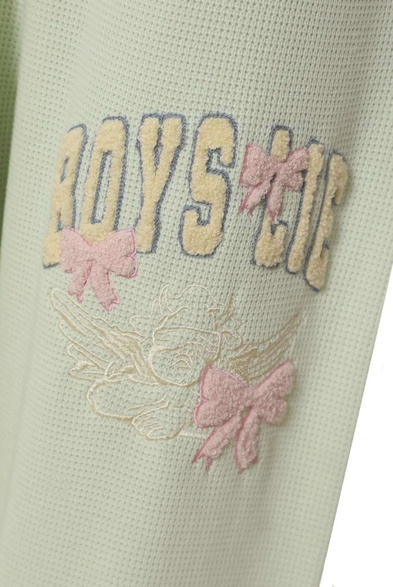 Shop Boys Lie Boys Lie Aura Bows Kimmy Jogger Pants as seen on Chloe Brockett Jogger Bottoms for women – premium loungewear and festival fashion at Spoiled Brat