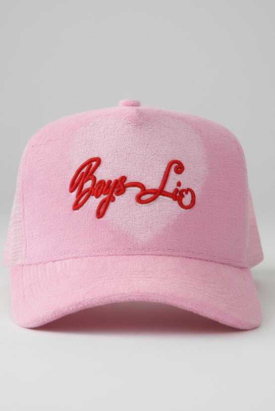 Shop Boys Lie Boys Lie Be Mine Trucker Hat Baseball Cap for women – premium loungewear and festival fashion at Spoiled Brat