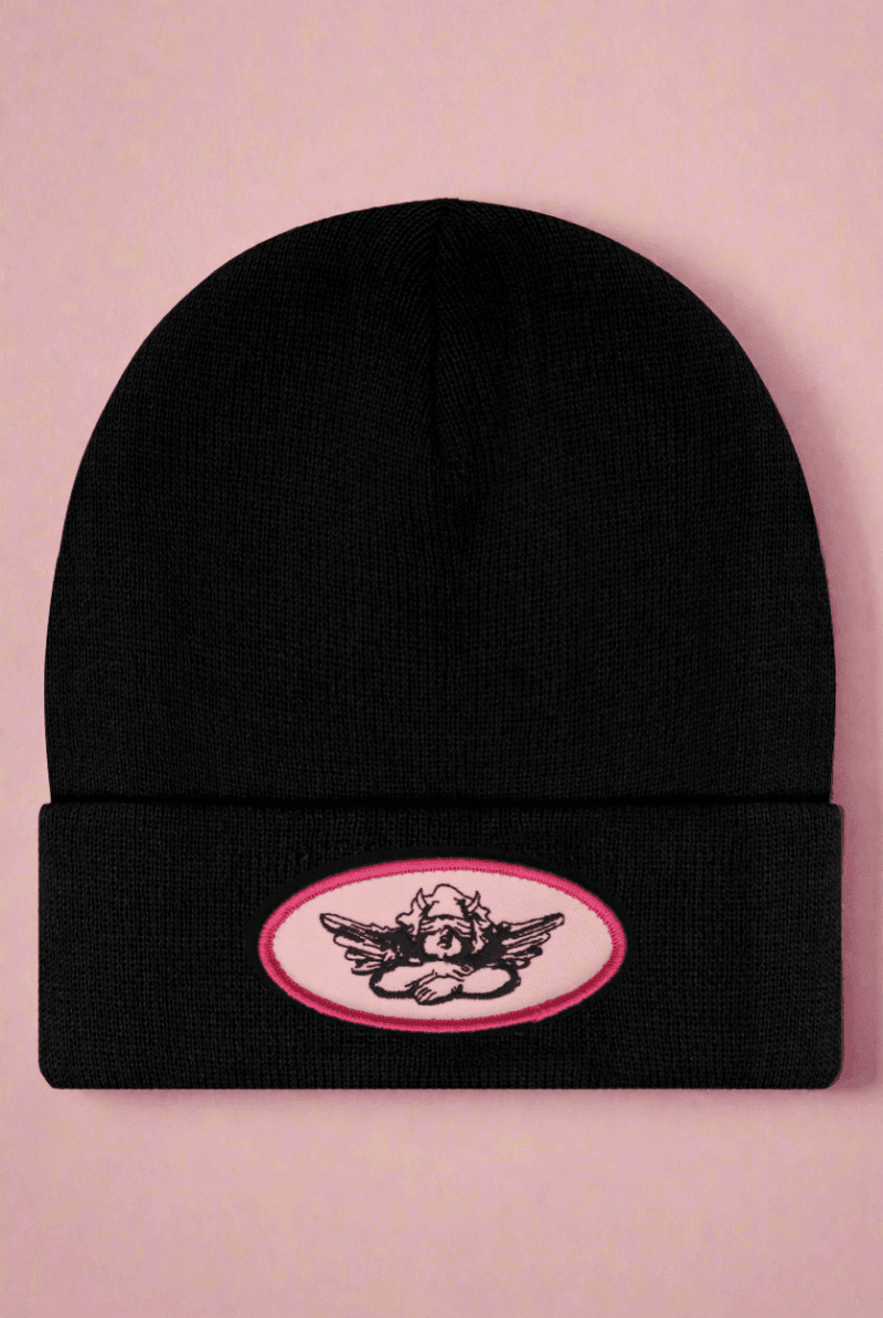 Shop Boys Lie Boys Lie Black 1 - 800 Beanie Hat Beanie for women – premium loungewear and festival fashion at Spoiled Brat