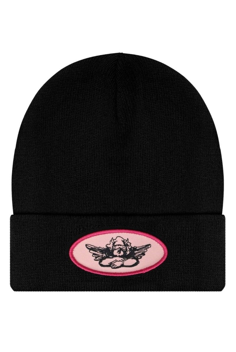 Shop Boys Lie Boys Lie Black 1 - 800 Beanie Hat Beanie for women – premium loungewear and festival fashion at Spoiled Brat