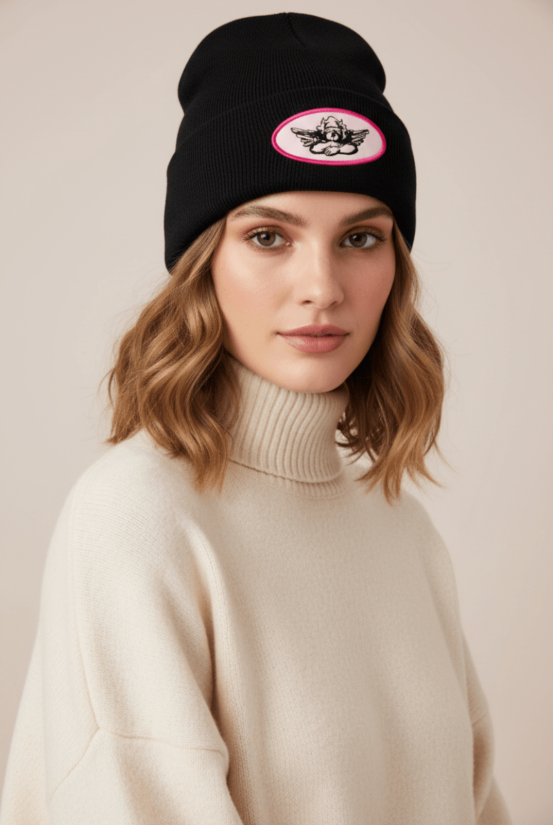 Shop Boys Lie Boys Lie Black 1 - 800 Beanie Hat Beanie for women – premium loungewear and festival fashion at Spoiled Brat