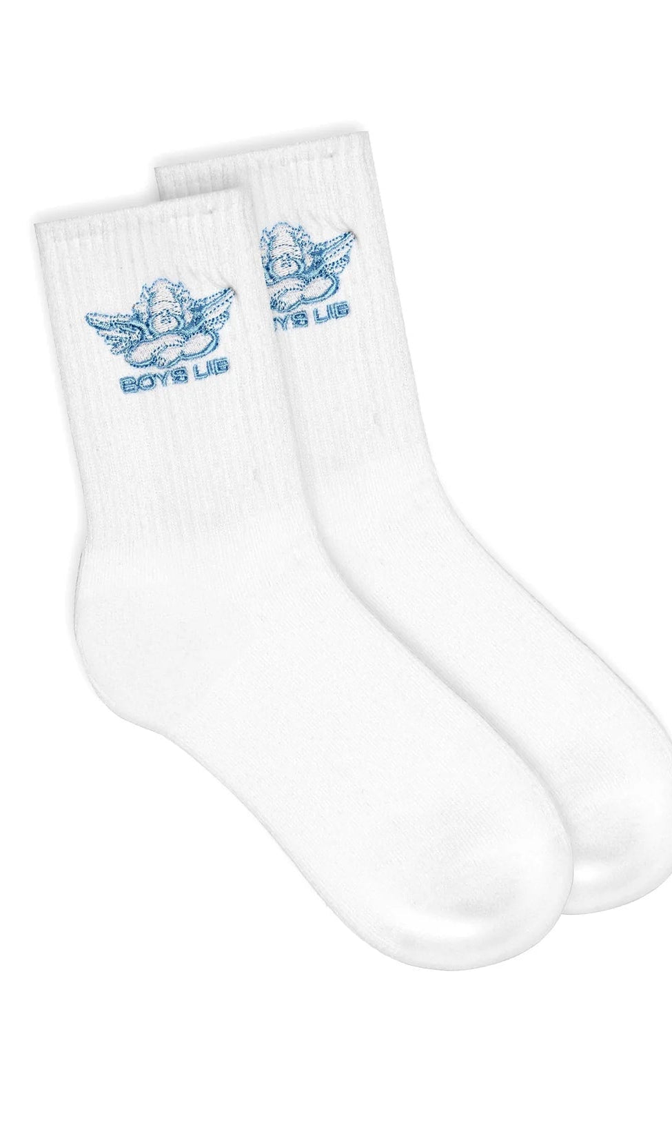 Boys Lie Blue Logo Socks - Spoiled Brat