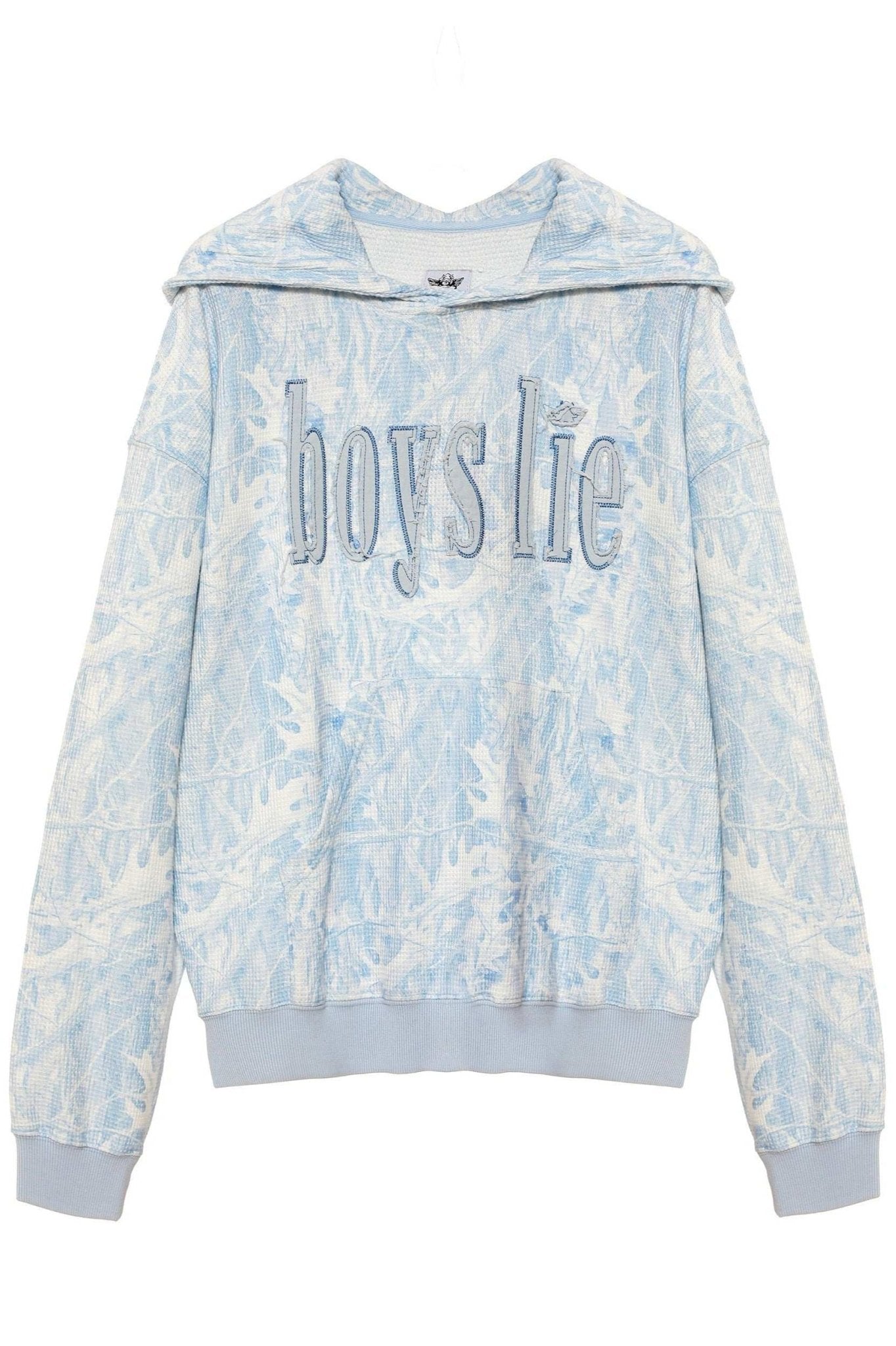 Shop Boys Lie Boys Lie Blue Manhunt Racer Hoodie Hooded Sweatshirt for women – premium loungewear and festival fashion at Spoiled Brat