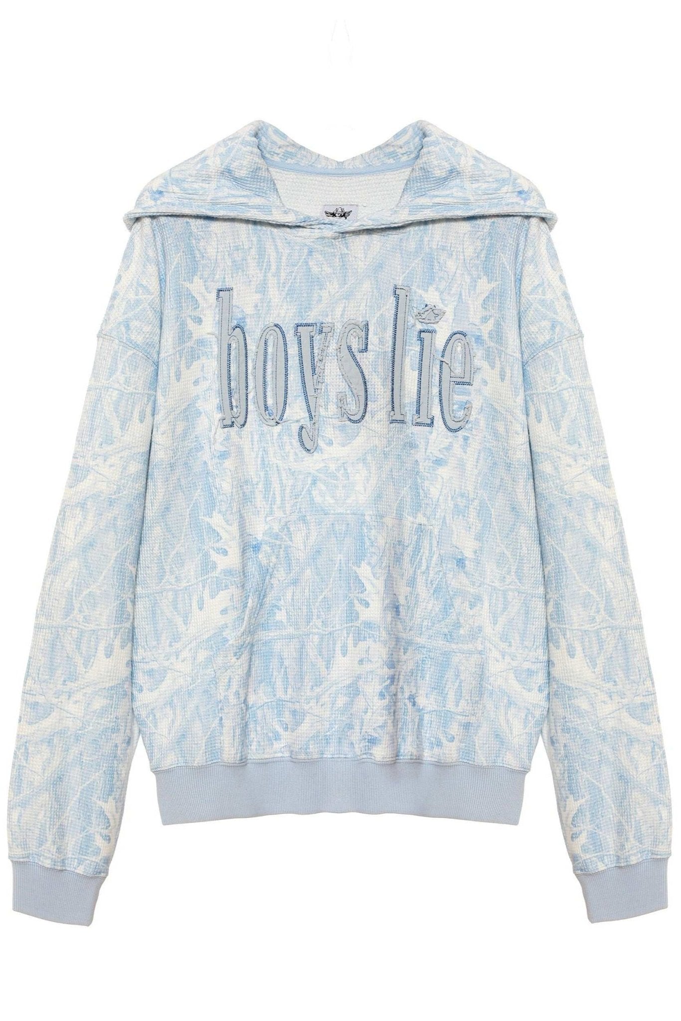 Shop Boys Lie Boys Lie Blue Manhunt Racer Hoodie Hooded Sweatshirt for women – premium loungewear and festival fashion at Spoiled Brat