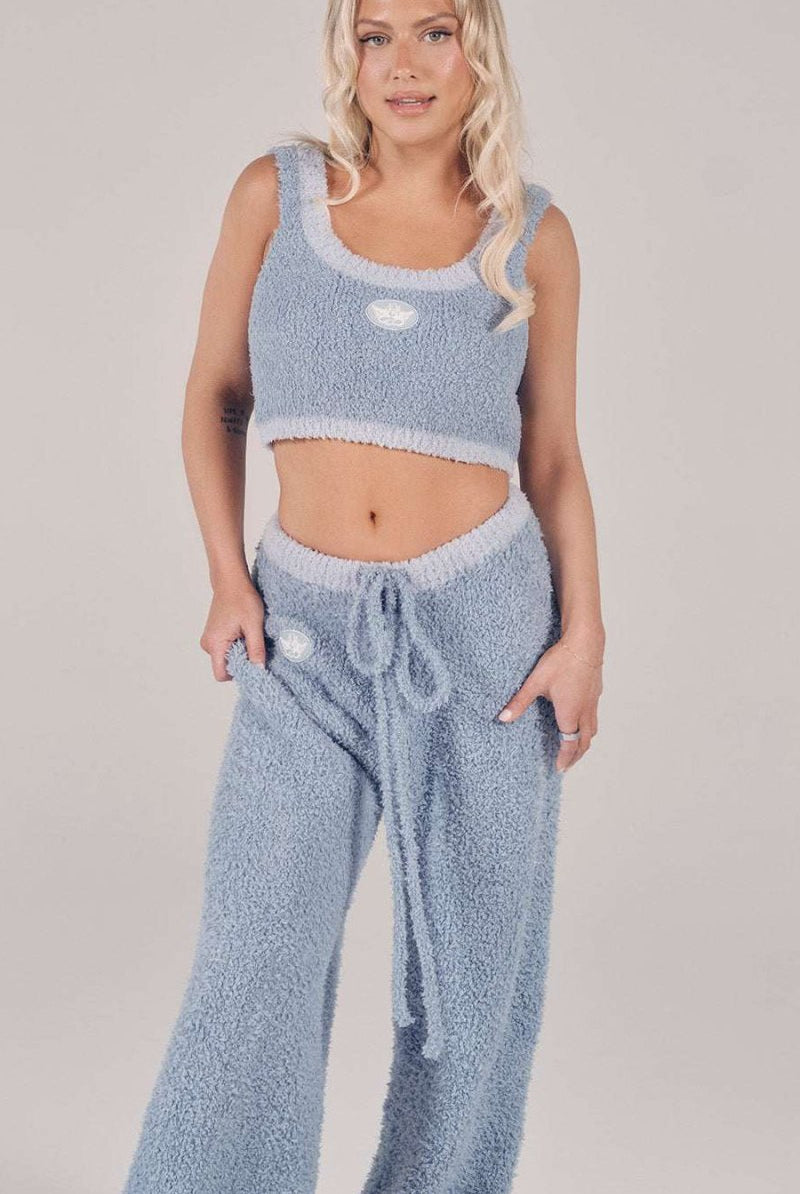 Shop Boys Lie Boys Lie Bodhi Blue Sweatpants Jogger Bottoms for women – premium loungewear and festival fashion at Spoiled Brat