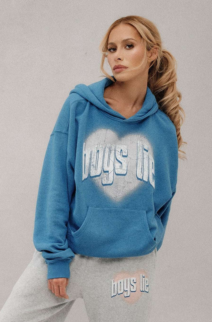 Boys Lie Charmer Racer Hoodie as seen on Chloe Sims - Spoiled Brat