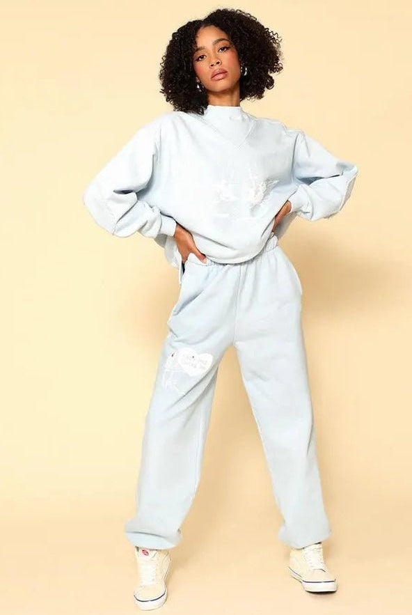 Shop Boys Lie Boys Lie Dont Stop Loving Me Sweatpants Sweatpants for women – premium loungewear and festival fashion at Spoiled Brat