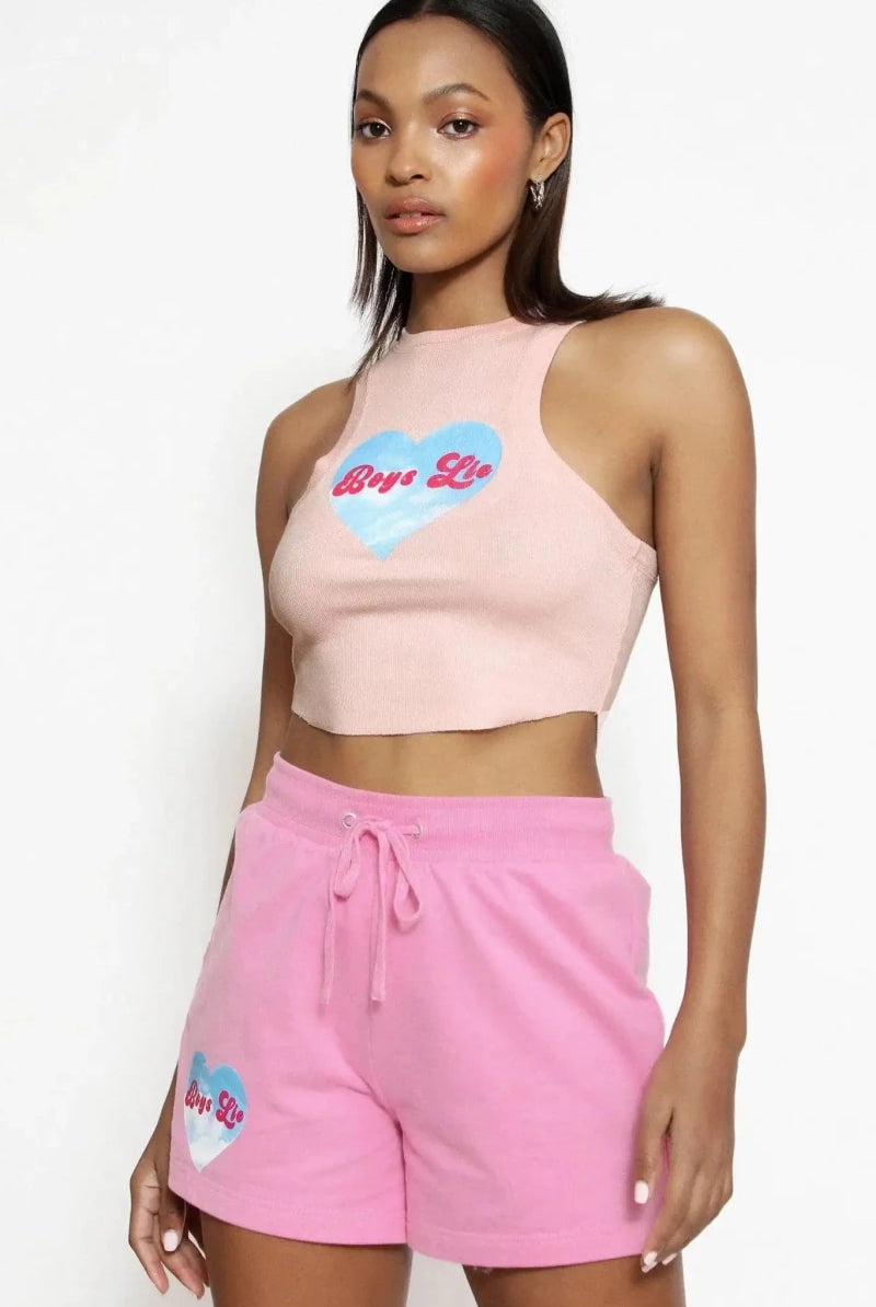 Shop Boys Lie Boys Lie Head in The Clouds Tank Top as seen on Ariana Madix Vest Top for women – premium loungewear and festival fashion at Spoiled Brat