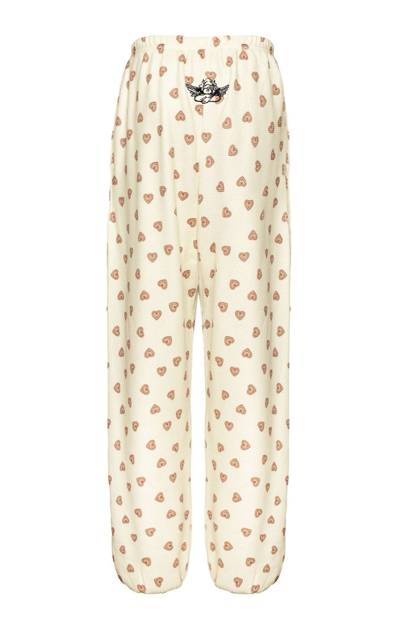 Shop Boys Lie Boys Lie Heavenly Room Service PJ Printed Kimmy Pants as seen on Megan Fox Jogger Bottoms for women – premium loungewear and festival fashion at Spoiled Brat