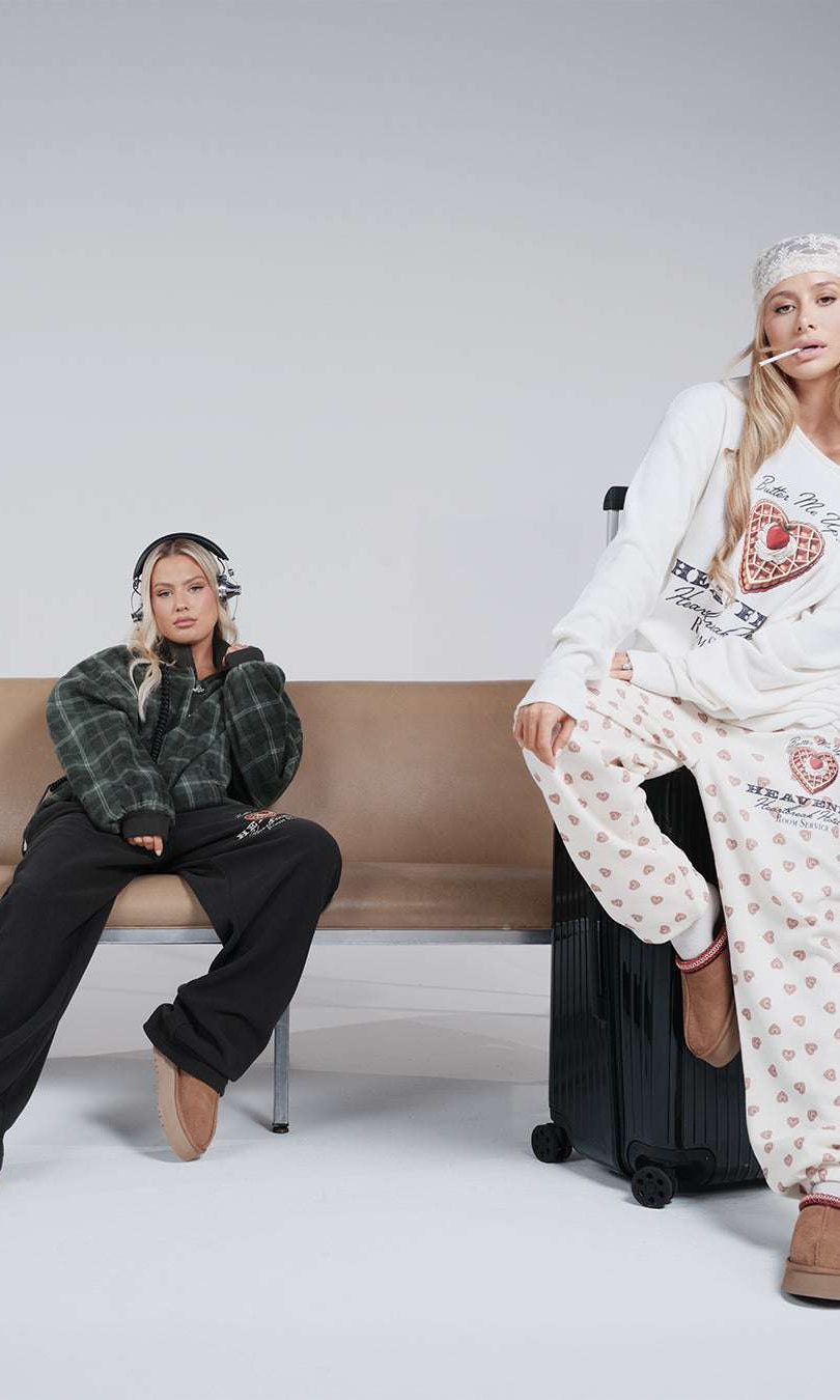 Boys Lie Heavenly Room Service PJ Printed Kimmy Pants - Spoiled Brat