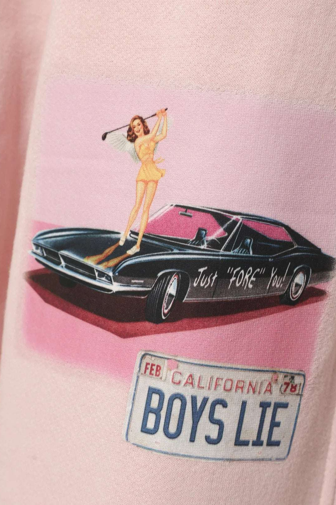 Shop Boys Lie Boys Lie Just Fore You Alex Pants as seen on Molly Marsh Jogger Bottoms for women – premium loungewear and festival fashion at Spoiled Brat