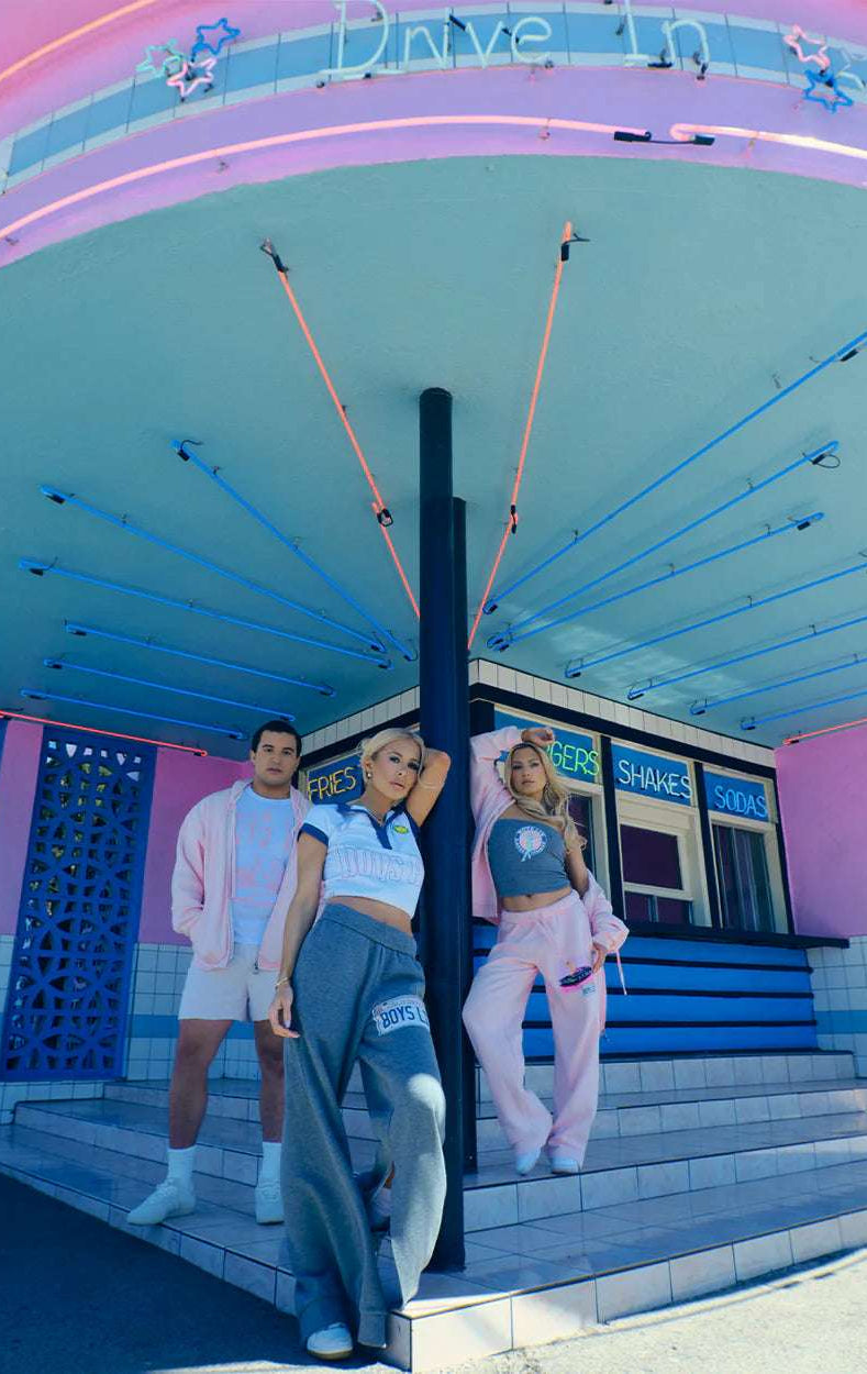 Shop Boys Lie Boys Lie Just Fore You Alex Pants as seen on Molly Marsh Jogger Bottoms for women – premium loungewear and festival fashion at Spoiled Brat