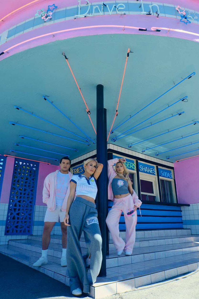 Shop Boys Lie Boys Lie Just Fore You Alex Pants as seen on Molly Marsh Jogger Bottoms for women – premium loungewear and festival fashion at Spoiled Brat