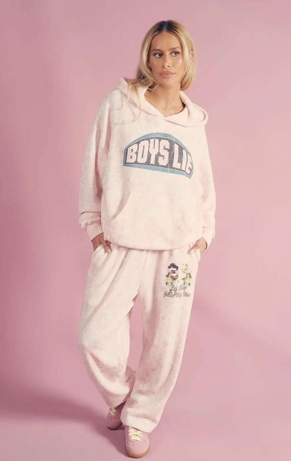 Shop Boys Lie Boys Lie Let Love Guide My Way Kimmy Jogger Pant Jogger Bottoms for women – premium loungewear and festival fashion at Spoiled Brat