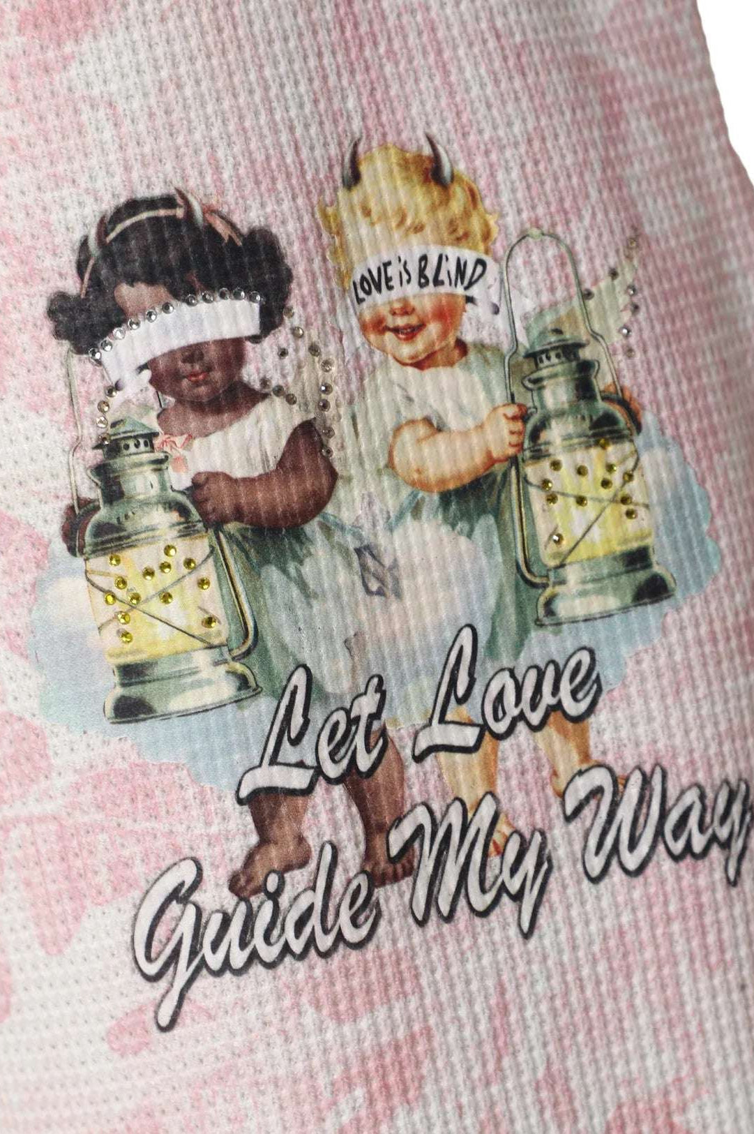 Shop Boys Lie Boys Lie Let Love Guide My Way Kimmy Jogger Pant Jogger Bottoms for women – premium loungewear and festival fashion at Spoiled Brat