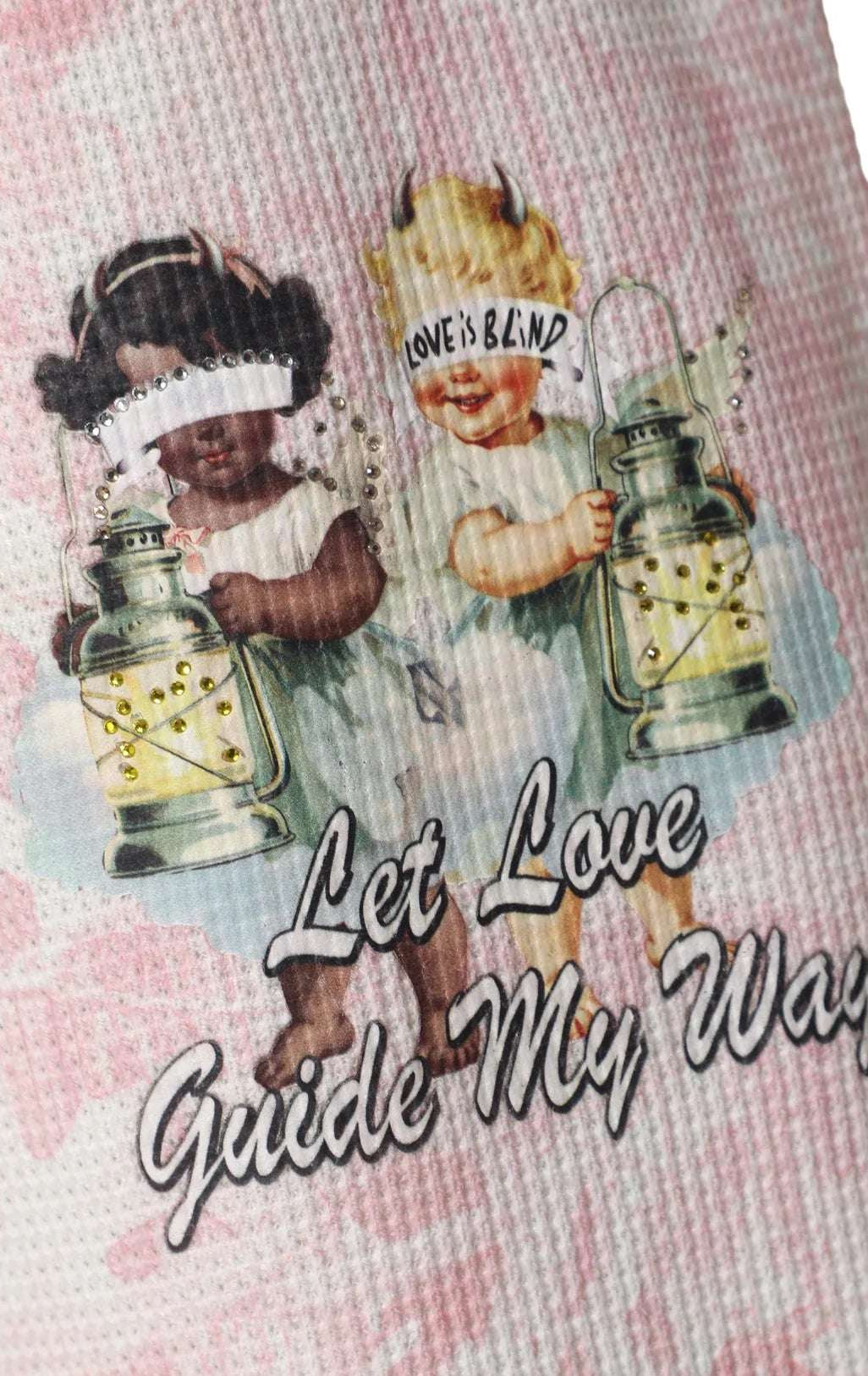 Shop Boys Lie Boys Lie Let Love Guide My Way Kimmy Jogger Pant Jogger Bottoms for women – premium loungewear and festival fashion at Spoiled Brat