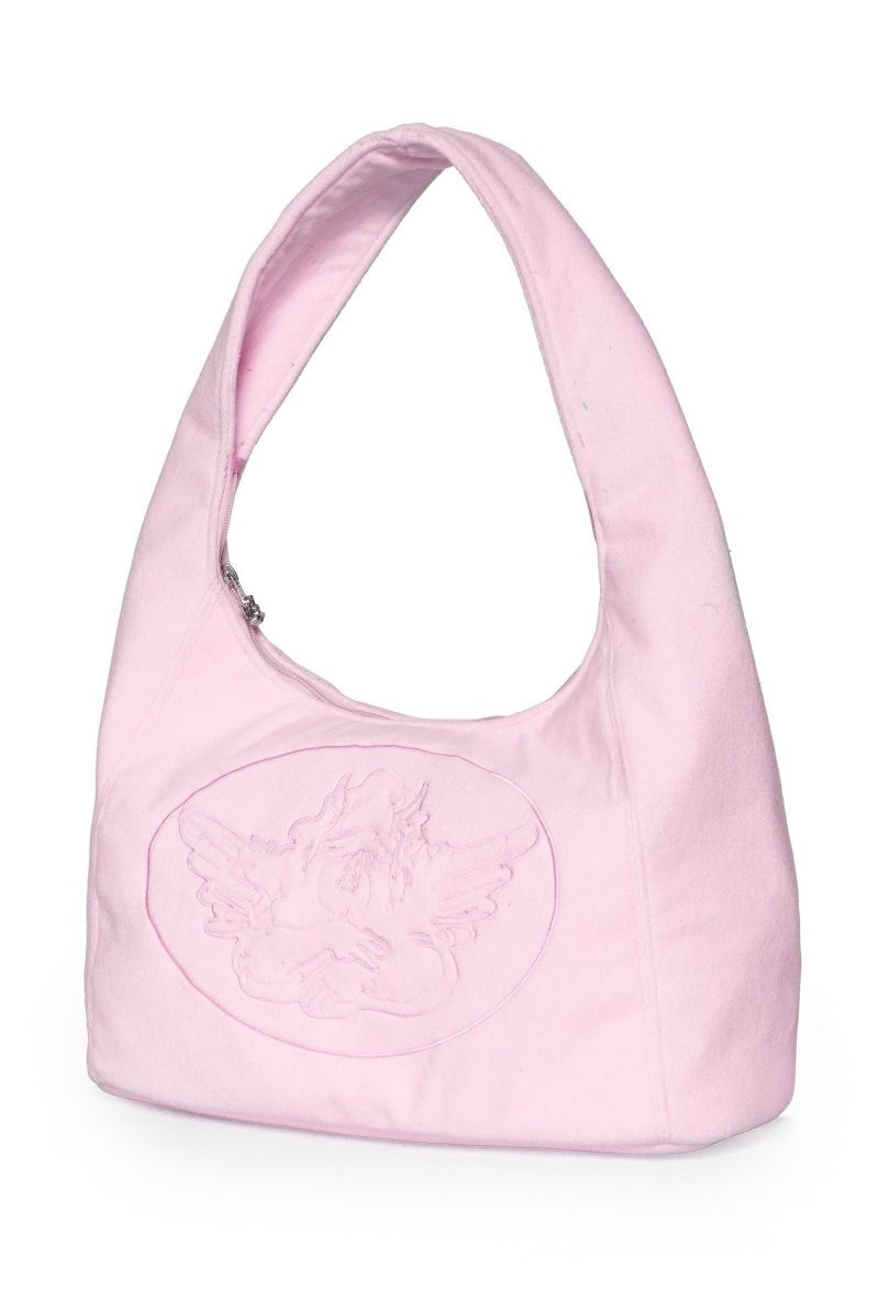 Shop Boys Lie Boys Lie Pink Cant Get Enough Tote Bag Handbag for women – premium loungewear and festival fashion at Spoiled Brat