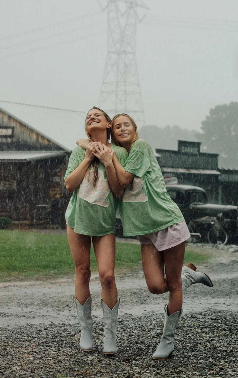 Shop Boys Lie Boys Lie Stitch Me Up Boyfriend Tee Boyfriend T-Shirt for women – premium loungewear and festival fashion at Spoiled Brat