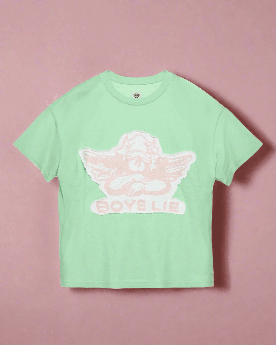 Boys Lie Stitch Me Up Boyfriend Tee - Spoiled Brat