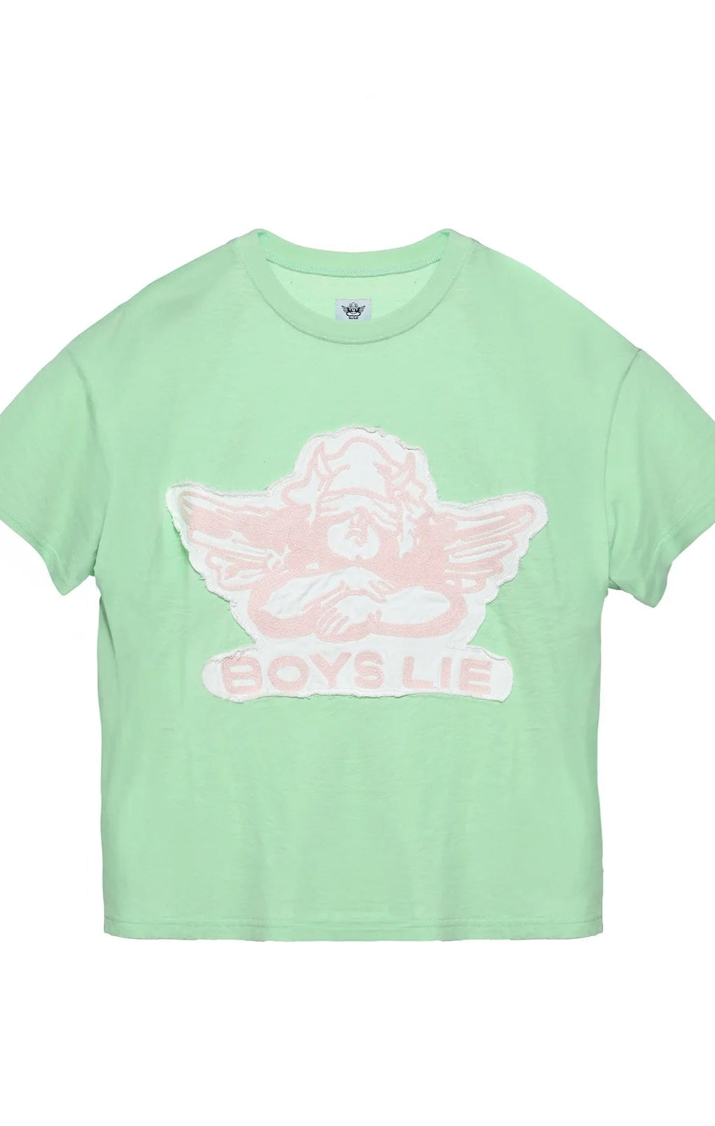 Shop Boys Lie Boys Lie Stitch Me Up Boyfriend Tee Boyfriend T-Shirt for women – premium loungewear and festival fashion at Spoiled Brat