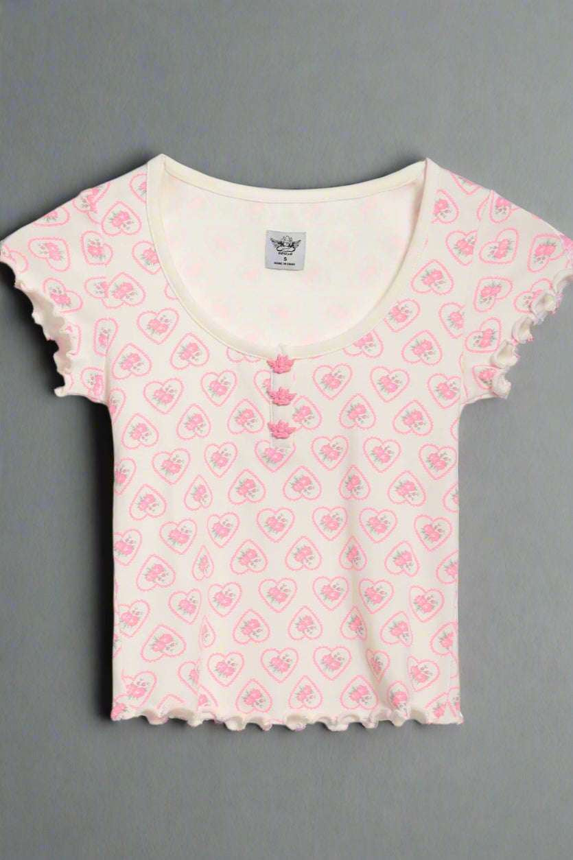 Shop Boys Lie Boys Lie Sweet Sadie Pajama Top Pyjamas for women – premium loungewear and festival fashion at Spoiled Brat