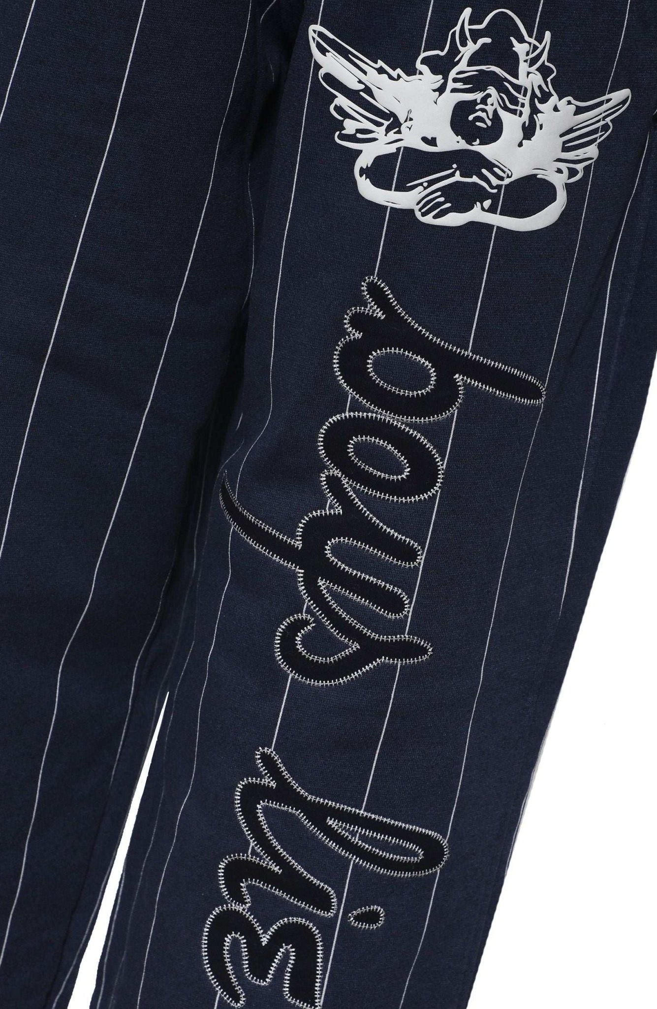 Boys Lie The Big Leaguer Alex Pants by Boys Lie – Jogger Bottoms – Navy | Spoiled Brat UK