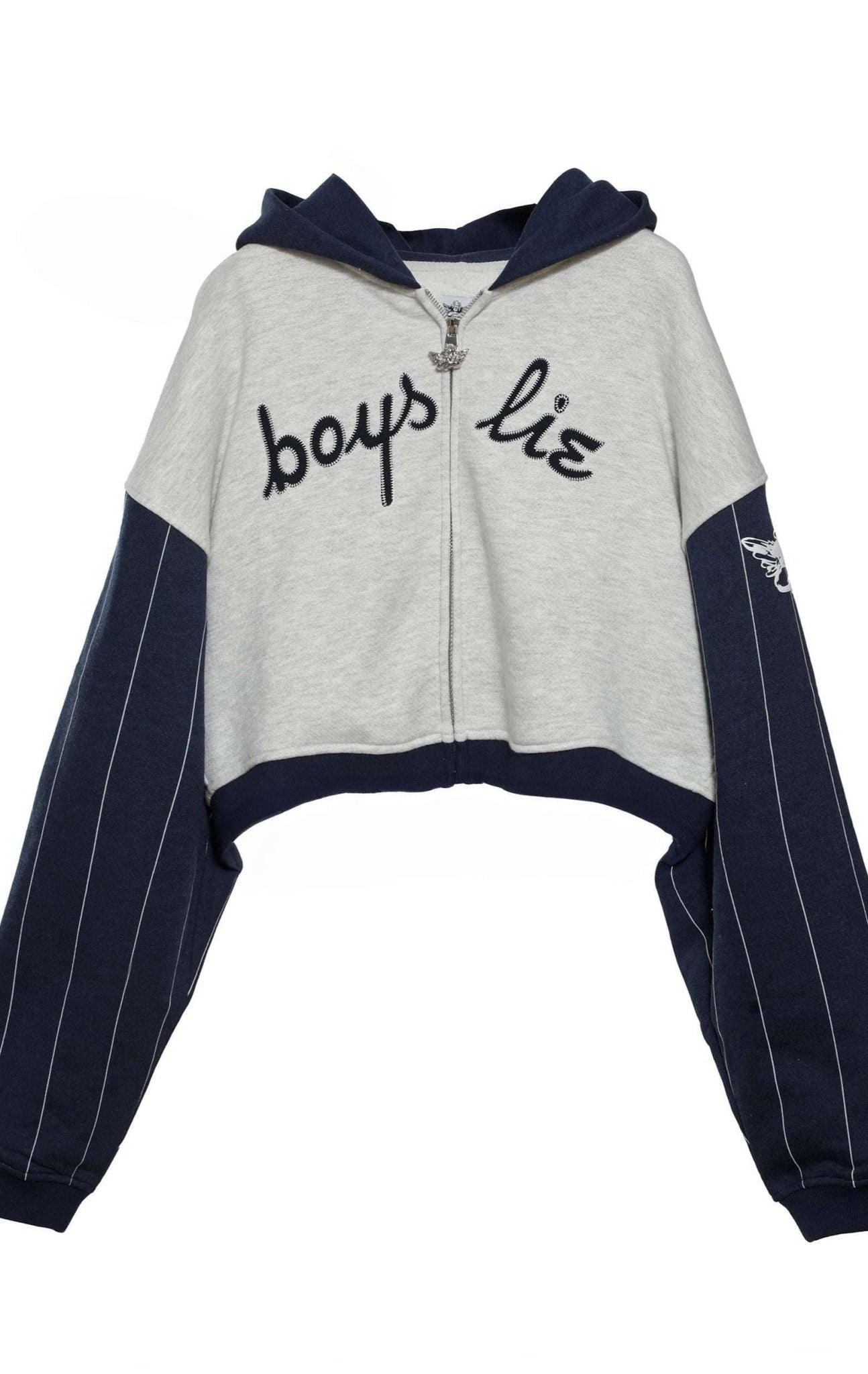 Shop Boys Lie Boys Lie The Big Leaguer Alex Zip up Hoodie Zip Up Hoodie for women – premium loungewear and festival fashion at Spoiled Brat