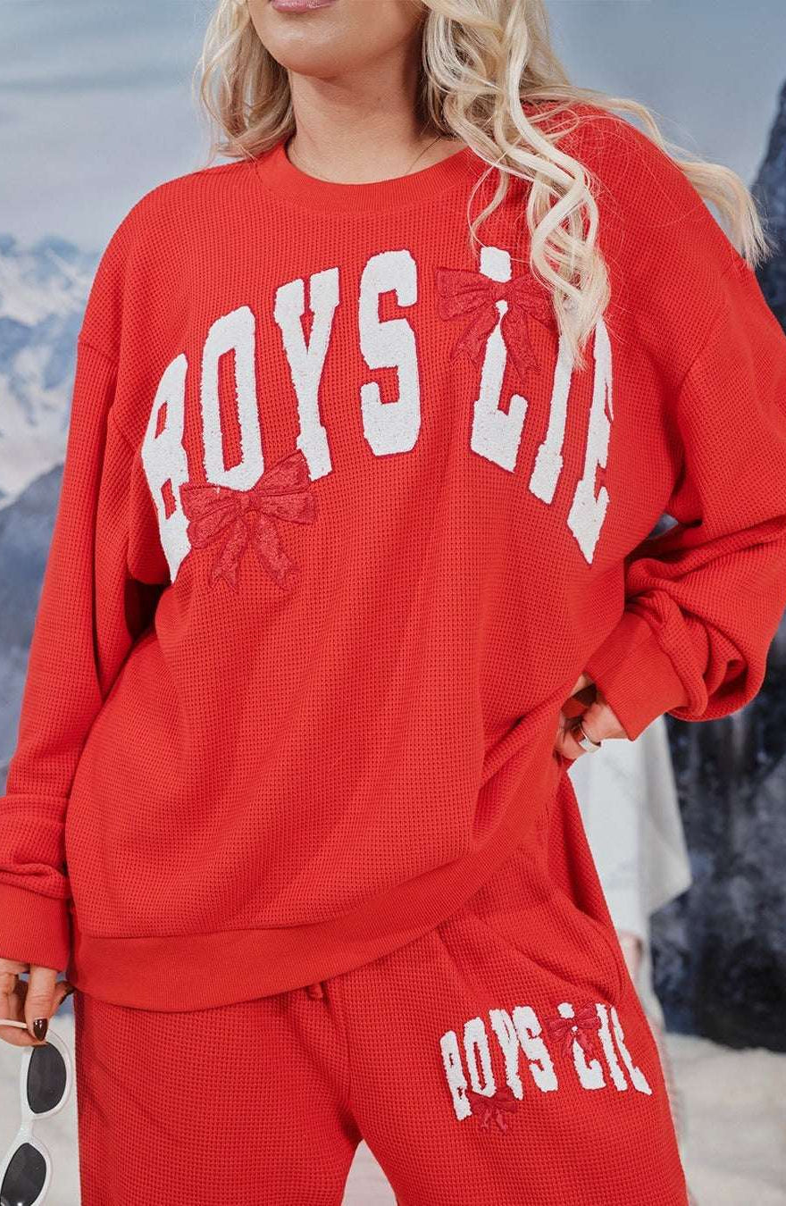 Boys Lie Wrap Me In a Bow Kara Sweater - Spoiled Brat