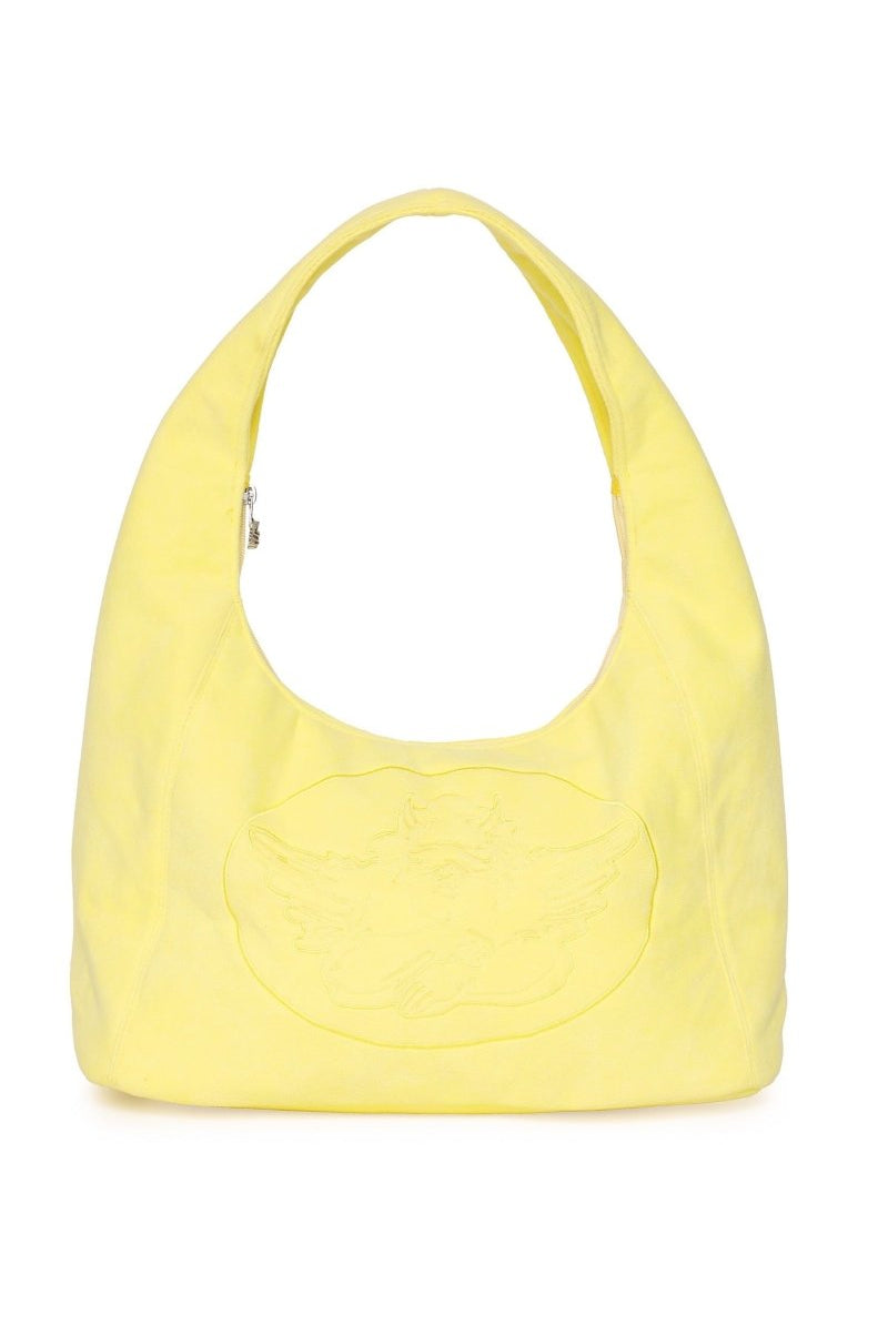 Shop Boys Lie Boys Lie Yellow Cant Get Enough Tote Bag Handbag for women – premium loungewear and festival fashion at Spoiled Brat