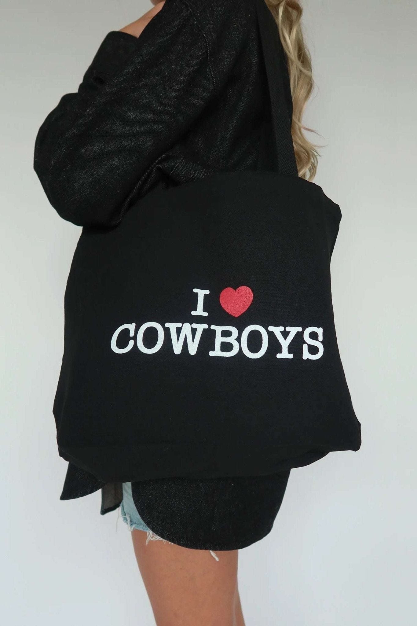 Brunette The Label "I Love Cowboys" Tote Bag - Spoiled Brat