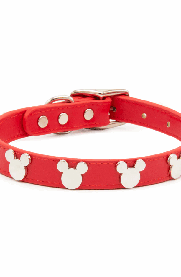 Shop Buckle Down Products Buckle Down Products Disney Mickey Mouse Vegan Leather Dog Collar Dog Collar for women – premium loungewear and festival fashion at Spoiled Brat
