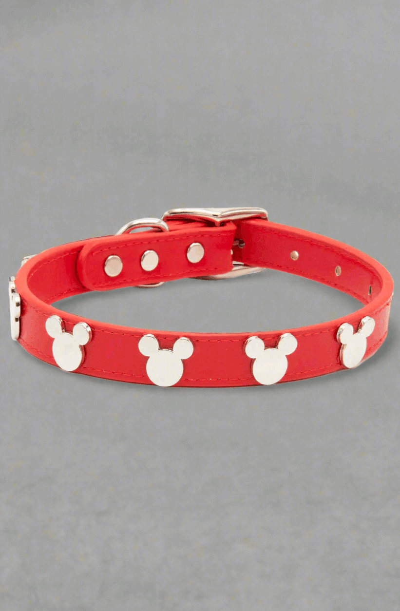 Shop Buckle Down Products Buckle Down Products Disney Mickey Mouse Vegan Leather Dog Collar Dog Collar for women – premium loungewear and festival fashion at Spoiled Brat