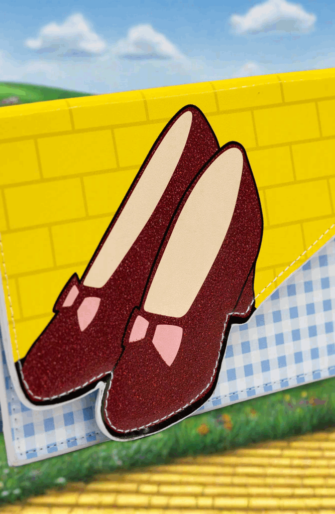 Shop Buckle Down Products Buckle Down Products Wizard of Oz Fold Over Wallet Clutch Bag for women – premium loungewear and festival fashion at Spoiled Brat