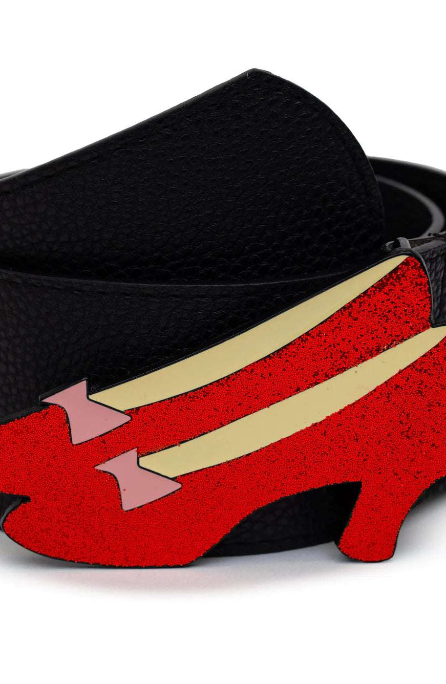 Shop Buckle Down Products Buckle Down Wizard Of Oz Ruby Slippers Enamel Belt Belt for women – premium loungewear and festival fashion at Spoiled Brat