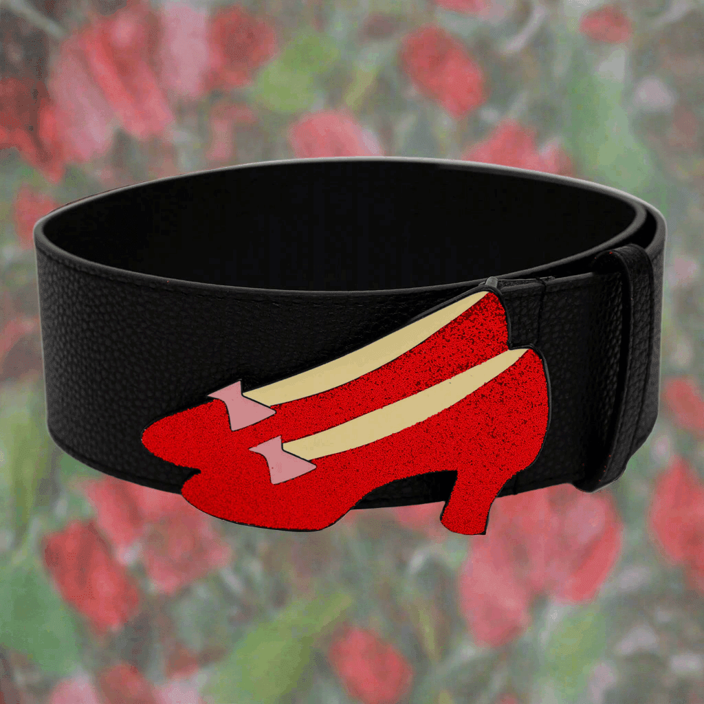 Buckle Down Wizard Of Oz Ruby Slippers Enamel Belt - Spoiled Brat