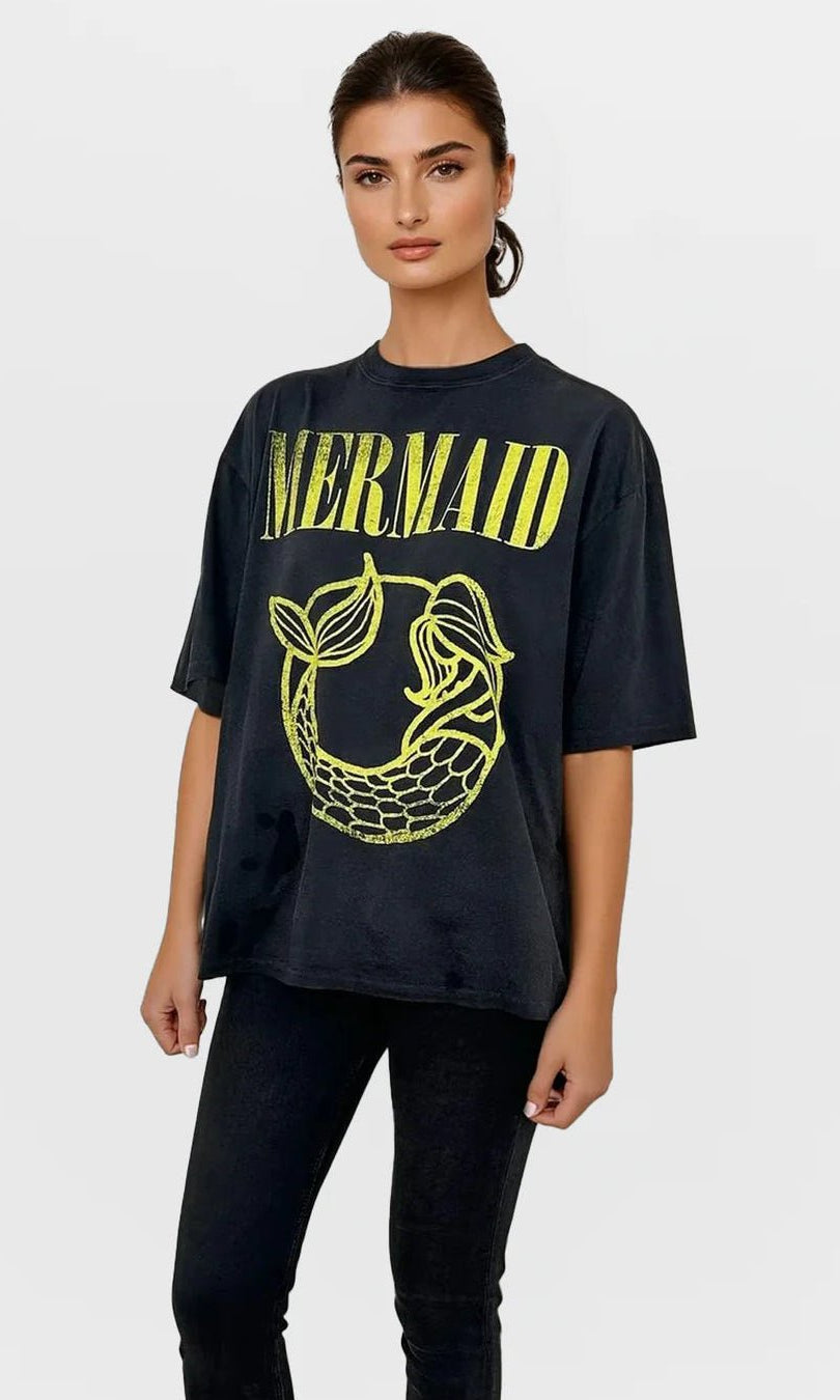 CHRLDR Mermaid Oversized T-Shirt - Spoiled Brat