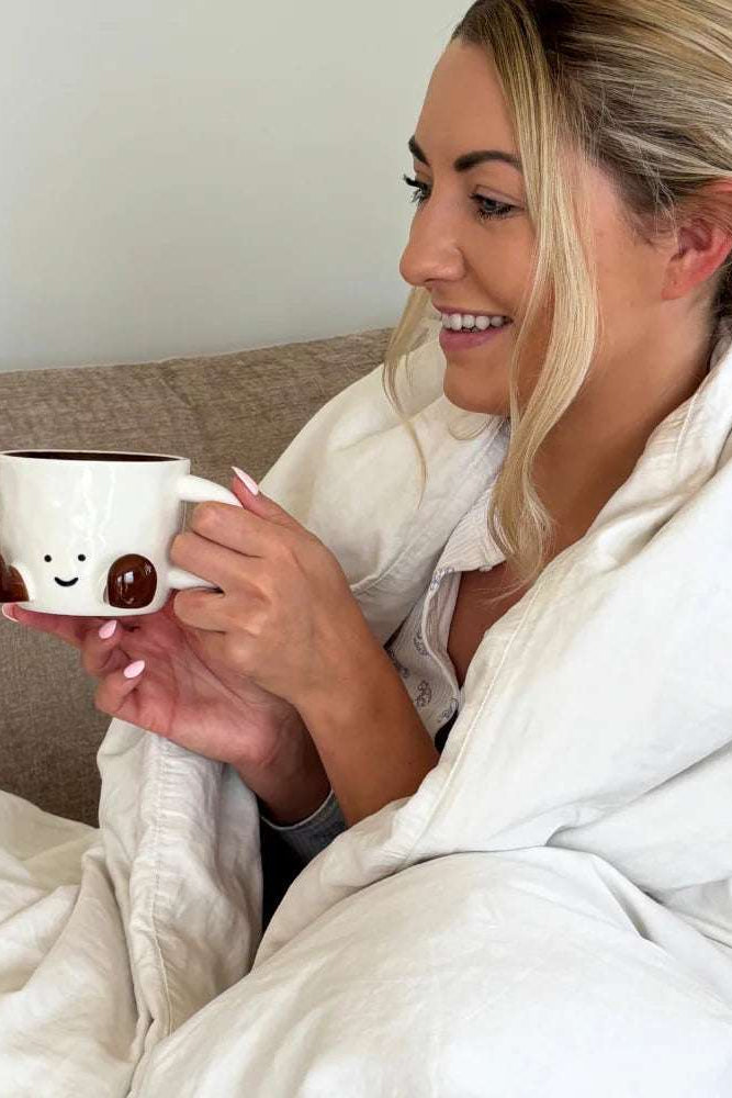 Shop Coconut Lane Coconut Lane Coffee Cuddles Mug Mug for women – premium loungewear and festival fashion at Spoiled Brat