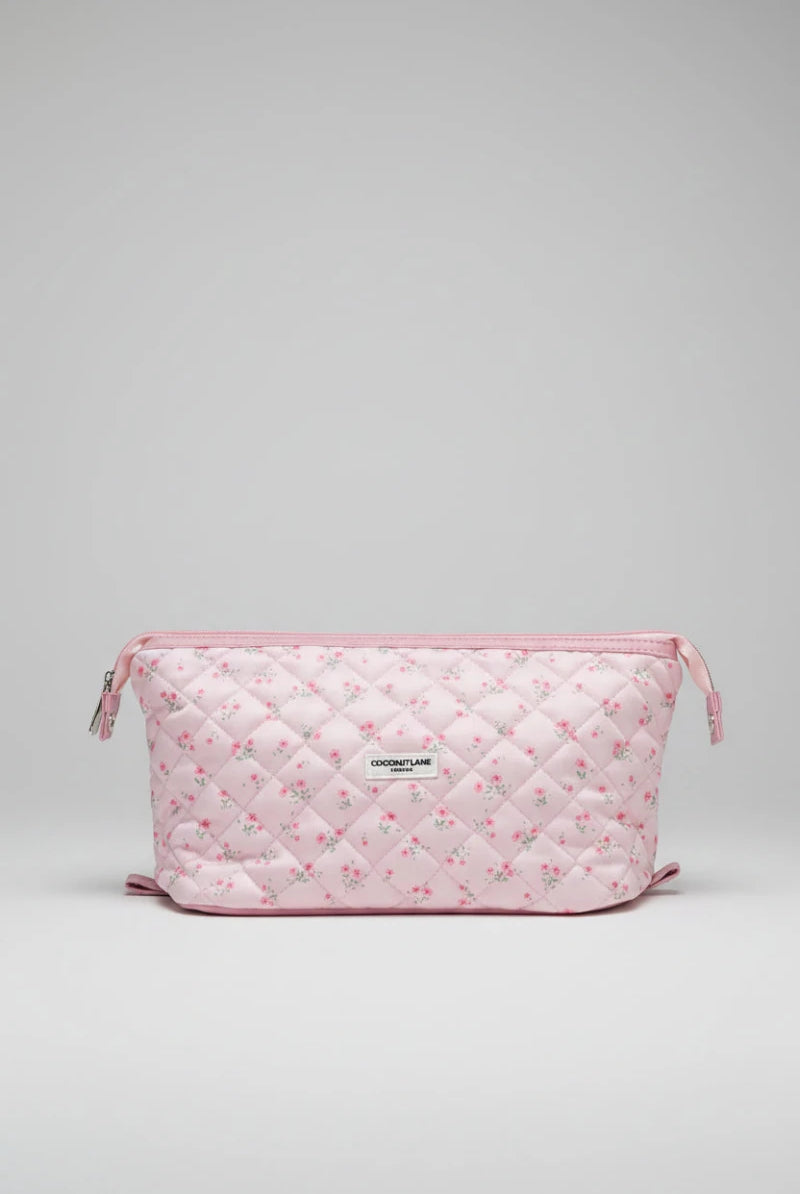 Shop Coconut Lane Coconut Lane Quilted Ditsy Floral Expandable Cosmetic Bag Cosmetic Case for women – premium loungewear and festival fashion at Spoiled Brat