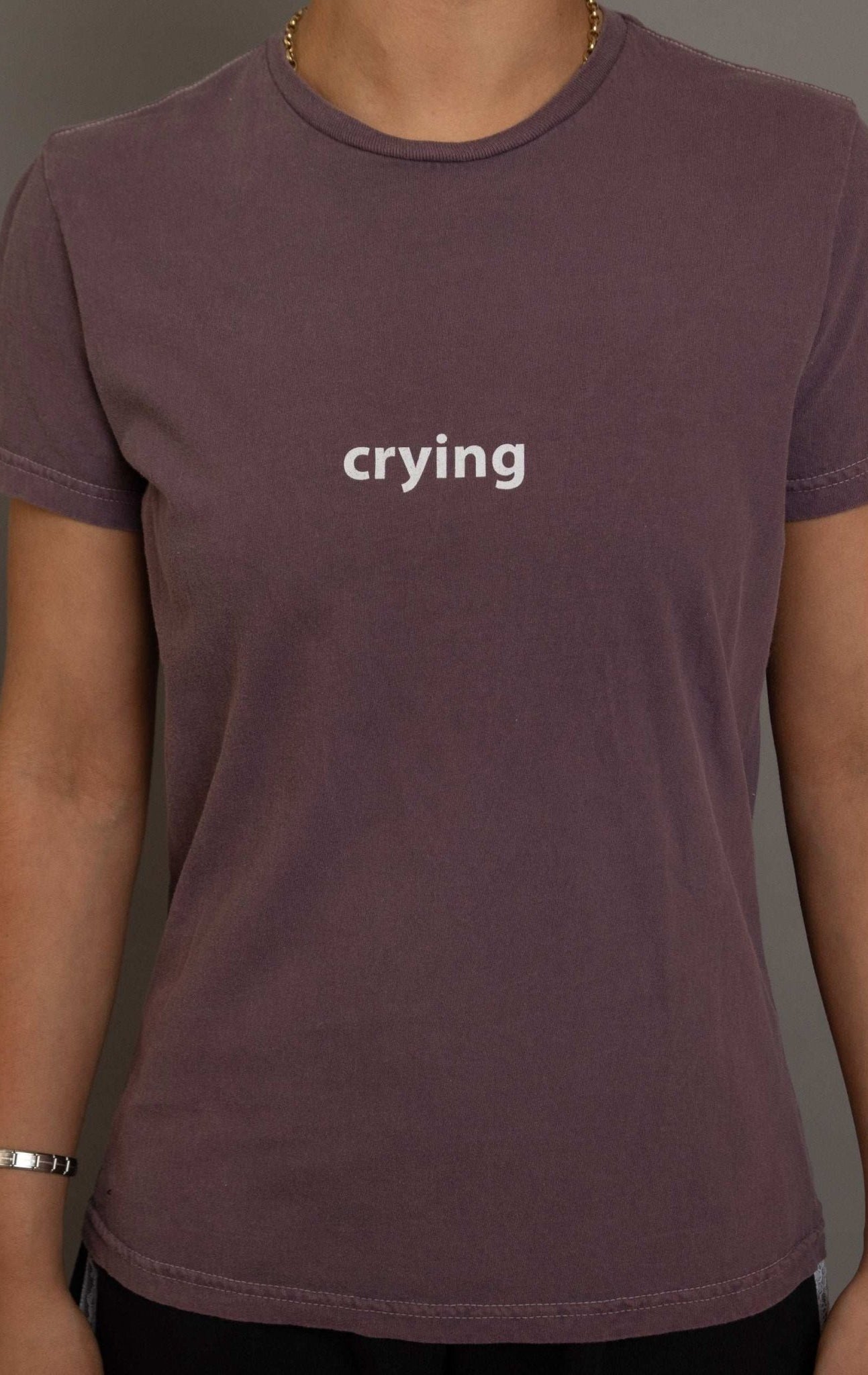 Shop Daisy Street Daisy Street Crying Printed Tee T-Shirts for women – premium loungewear and festival fashion at Spoiled Brat