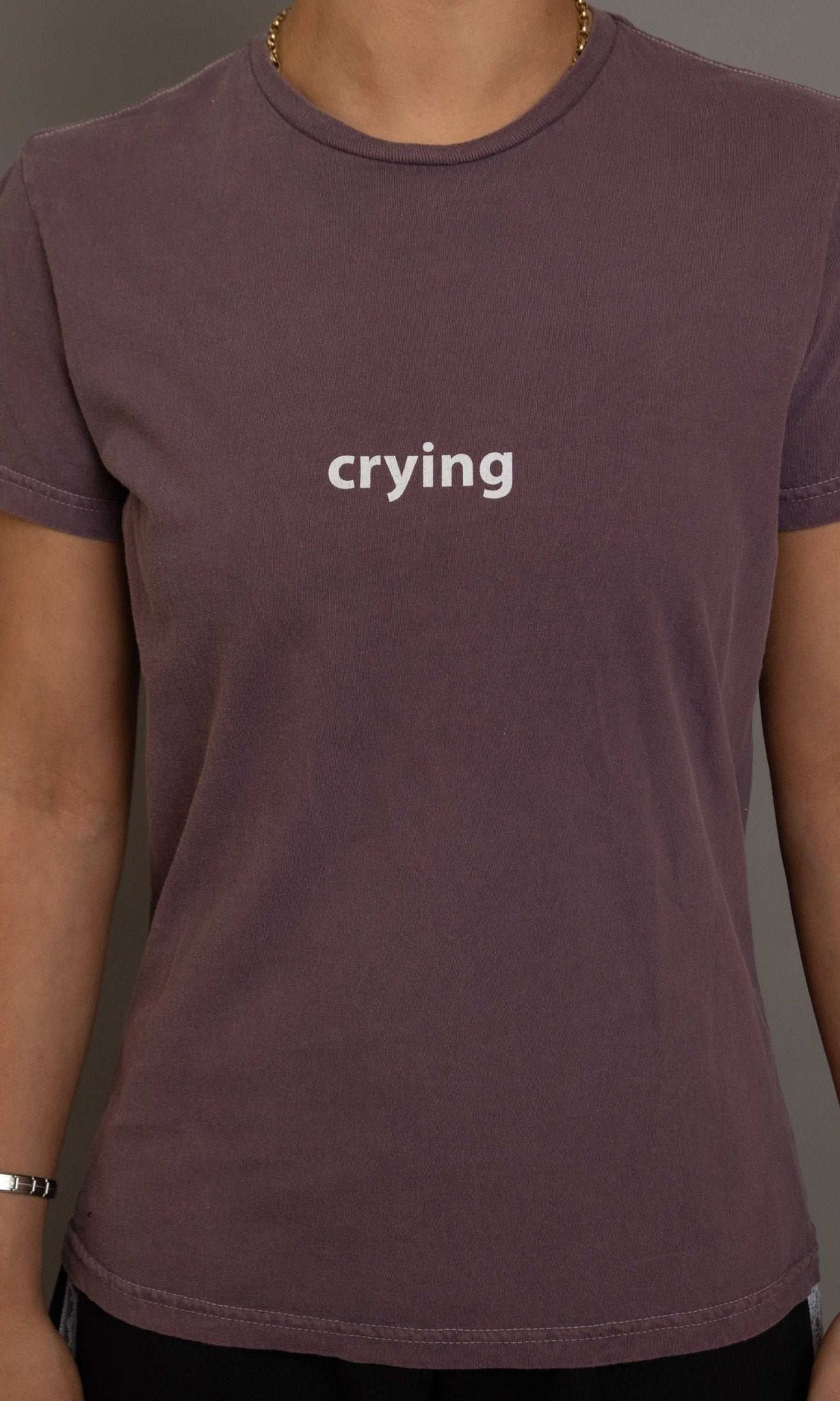 Shop Daisy Street Daisy Street Crying Printed Tee T-Shirts for women – premium loungewear and festival fashion at Spoiled Brat