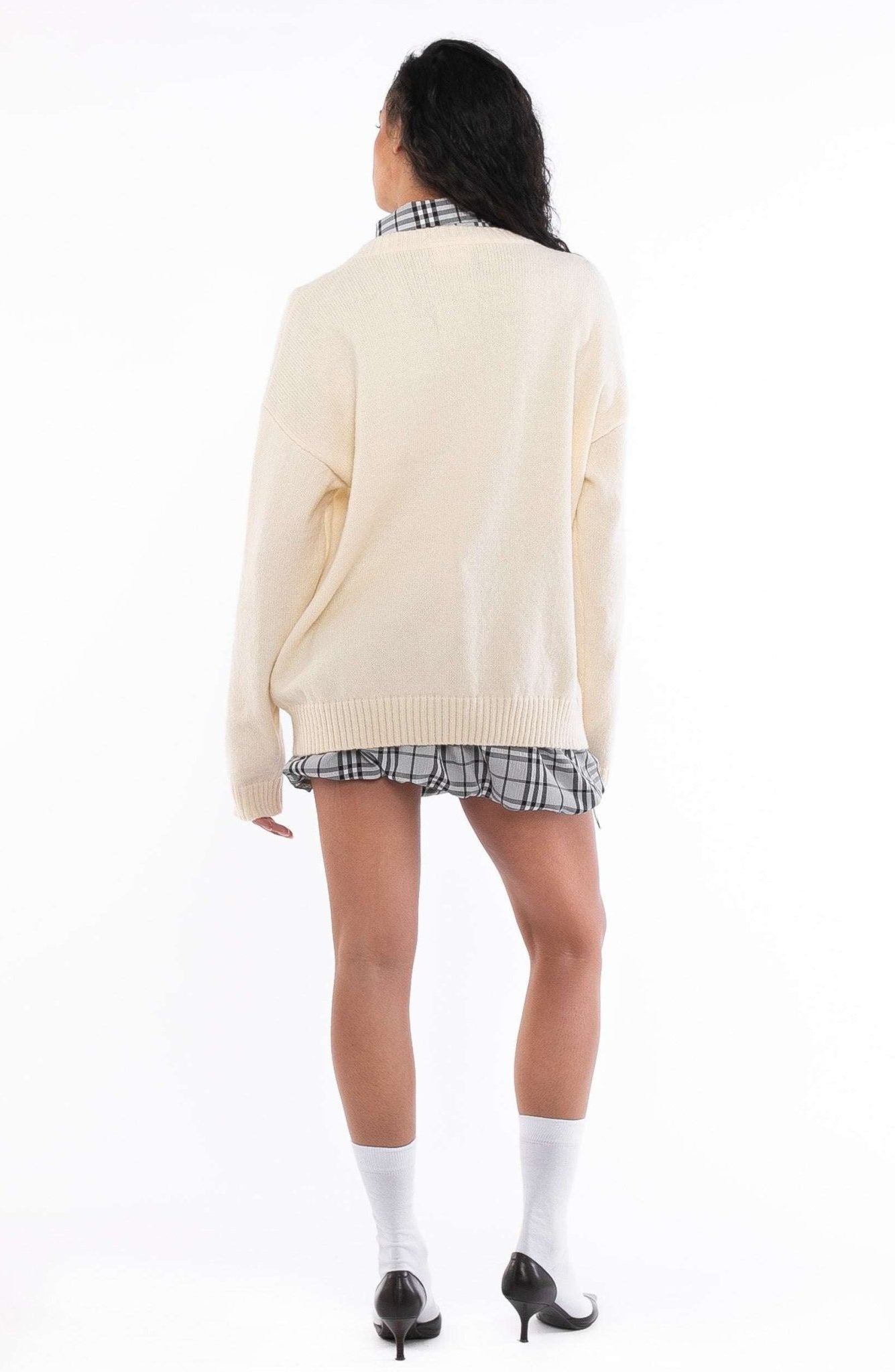 Shop Daisy Street Daisy Street Cute Teddy Bear Intarsia Knit Jumper Jumper for women – premium loungewear and festival fashion at Spoiled Brat