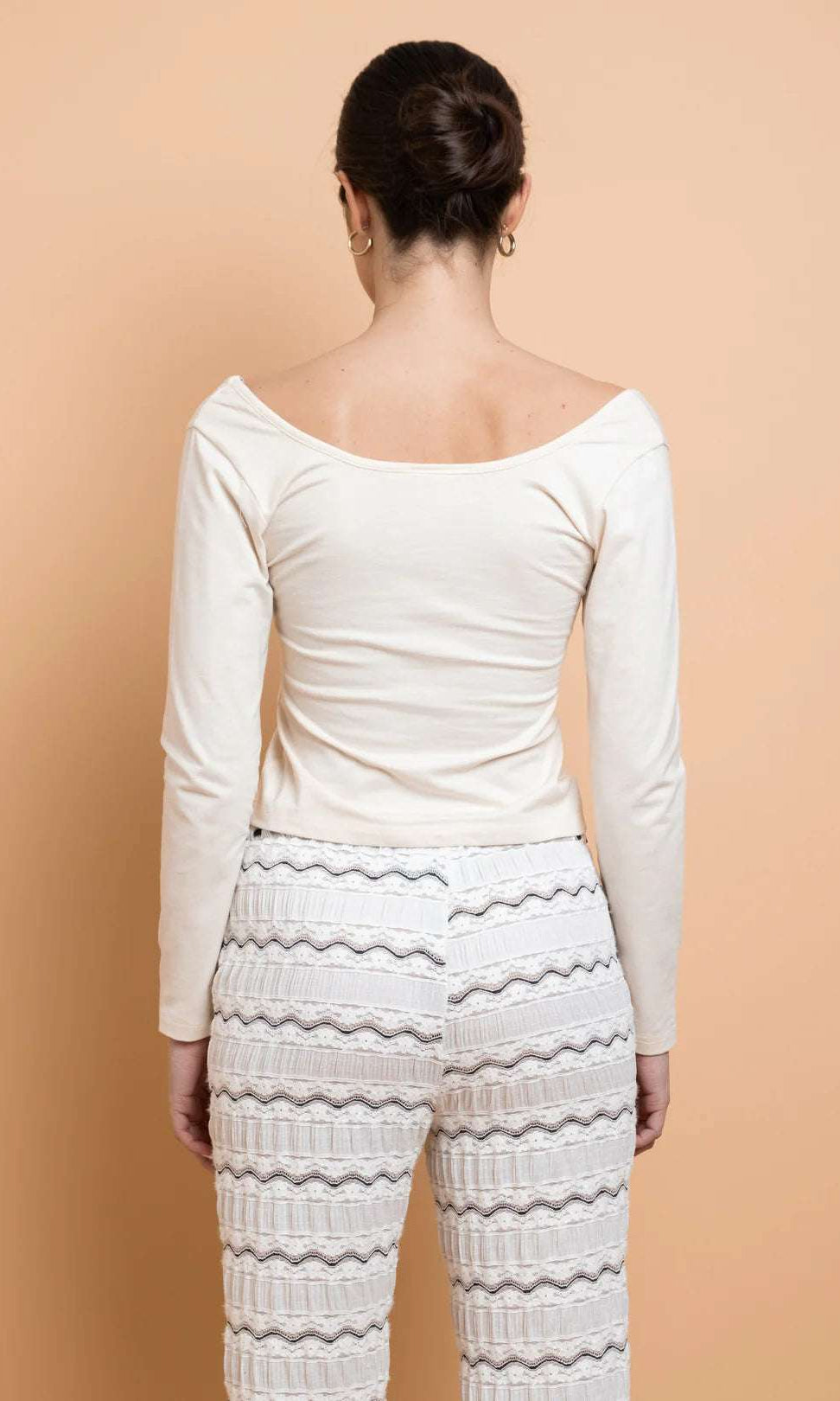 Shop Daisy Street Daisy Street Embroidered Detail Long Sleeved Top T-Shirts for women – premium loungewear and festival fashion at Spoiled Brat