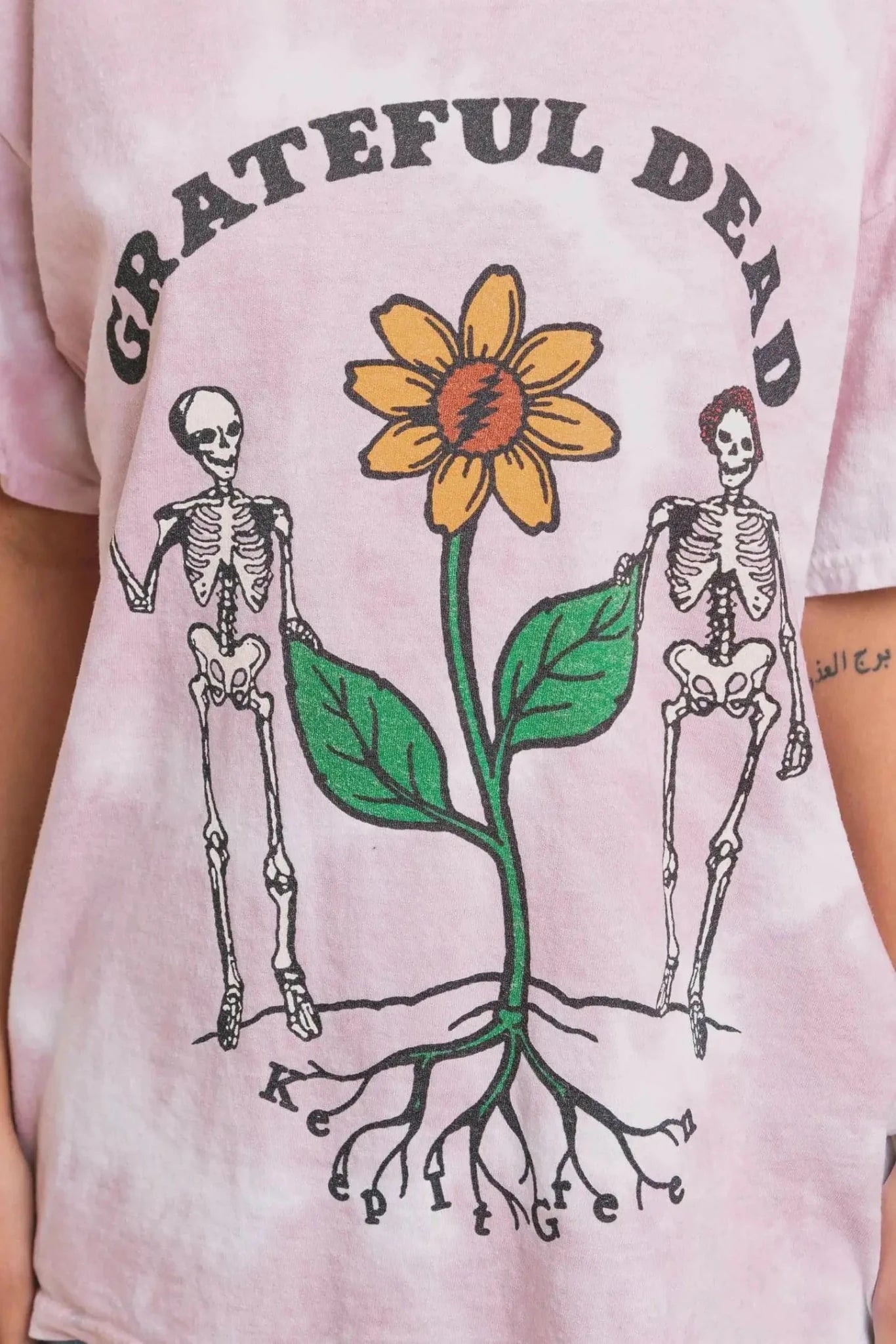 Shop Daisy Street Daisy Street Grateful Dead Daisy Tie Dye Tee T-Shirts for women – premium loungewear and festival fashion at Spoiled Brat